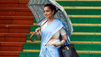 ৭২ লাখ টাকার সাজে সংসদে কঙ্গনা রানাওয়াত